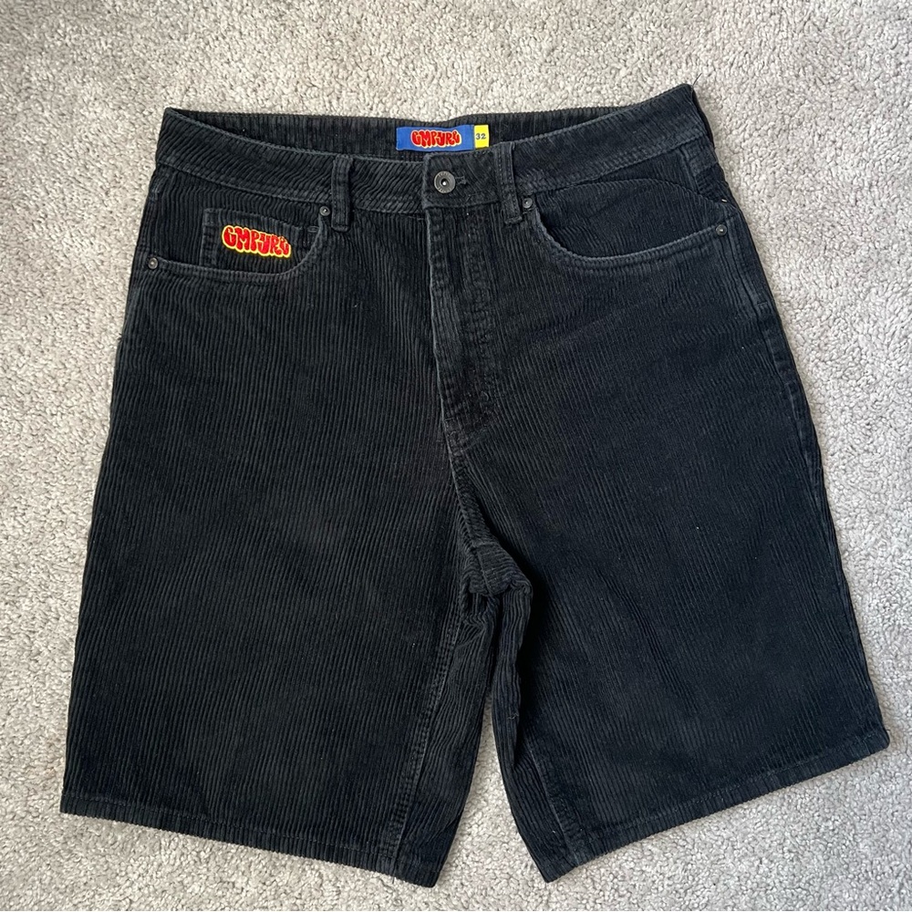 Empyre Black Corduroy Jean Shorts
